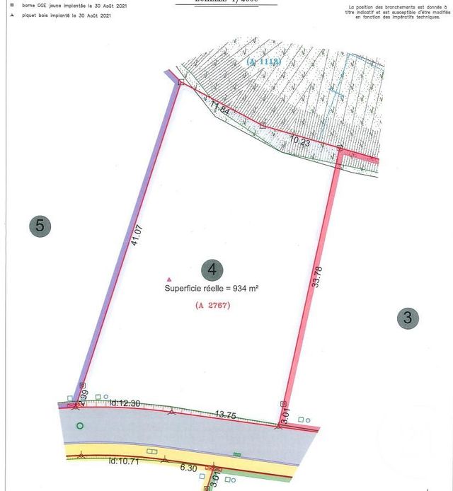 Terrain &agrave; vendre - 934 m2 - Hericourt - 70 - FRANCHE-COMTE