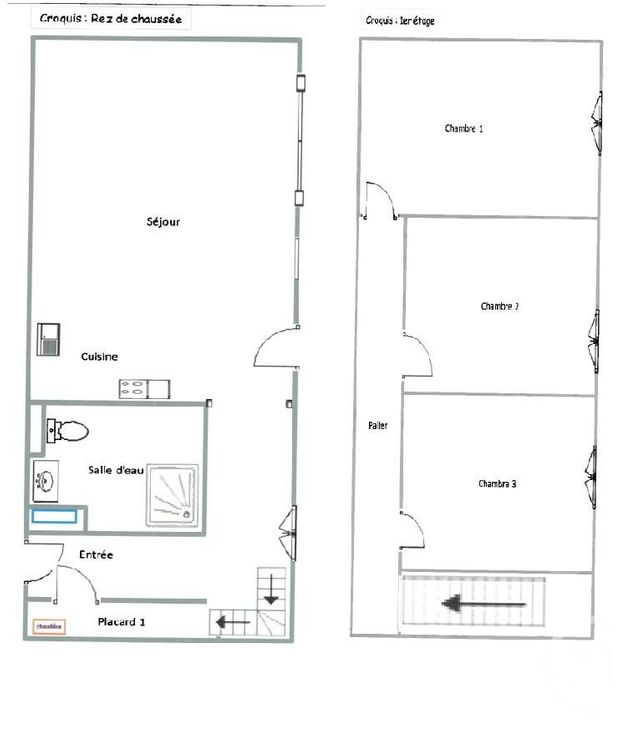Maison &agrave; louer - 4 pi&egrave;ces - 76,97 m2 - Epernay - 51 - CHAMPAGNE-ARDENNE