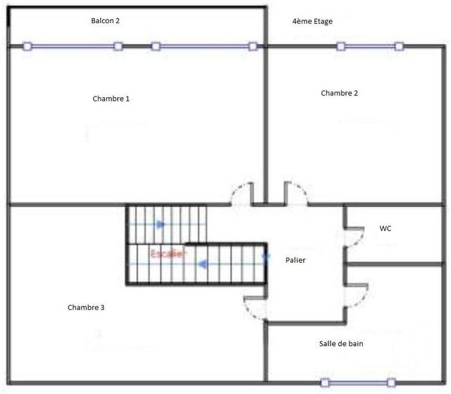 Appartement Duplex à vendre - 5 pièces - 94,49 m2 - Le Havre - 76 - HAUTE-NORMANDIE