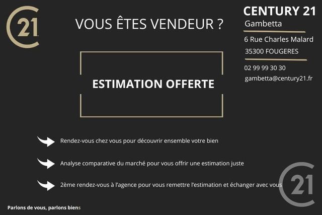 Maison à vendre - 3 pièces - 83 m2 - St Germain En Cogles - 35 - BRETAGNE