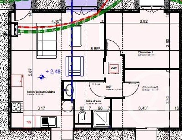 appartement - MAEN ROCH - 35
