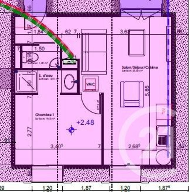 appartement - MAEN ROCH - 35