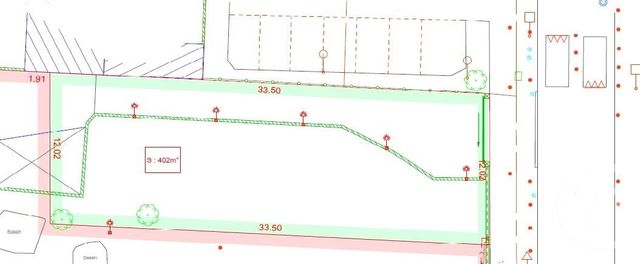 Terrain &agrave; vendre - 402 m2 - Noisy Le Grand - 93 - ILE-DE-FRANCE
