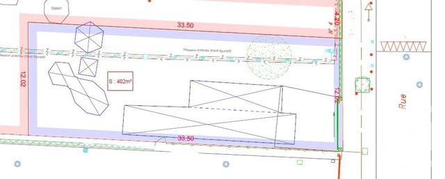 Terrain &agrave; vendre - 402 m2 - Noisy Le Grand - 93 - ILE-DE-FRANCE