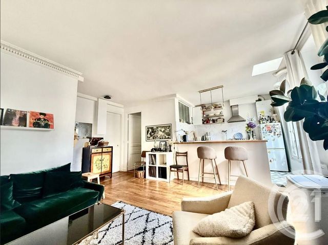Appartement F2 &agrave; vendre - 2 pi&egrave;ces - 45 m2 - Paris - 75018 - ILE-DE-FRANCE