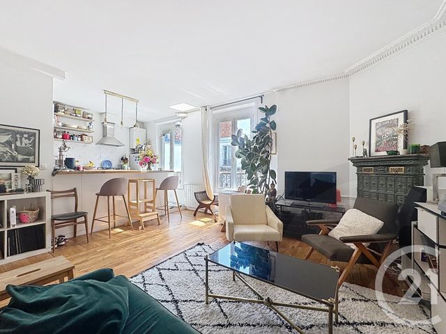 Appartement F2 &agrave; vendre - 2 pi&egrave;ces - 45 m2 - Paris - 75018 - ILE-DE-FRANCE