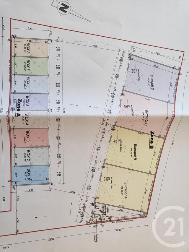 Parking &agrave; louer - 31,50 m2 - Bretignolles Sur Mer - 85 - PAYS-DE-LOIRE