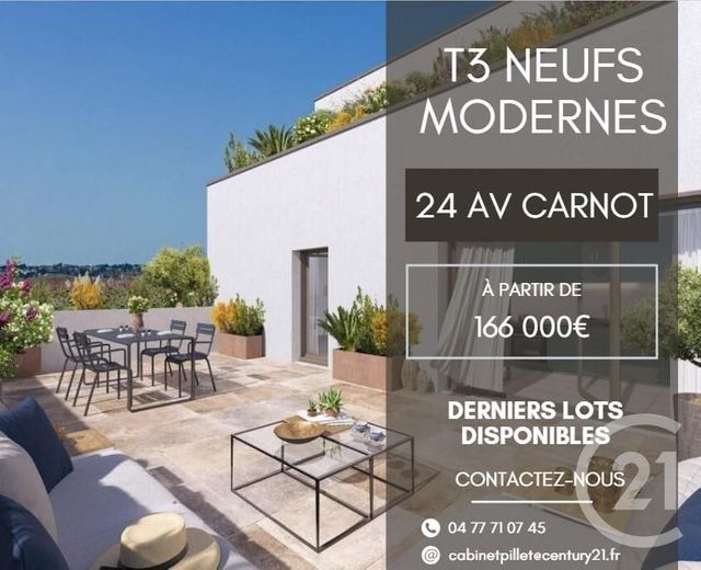 Appartement F3 à vendre ROANNE