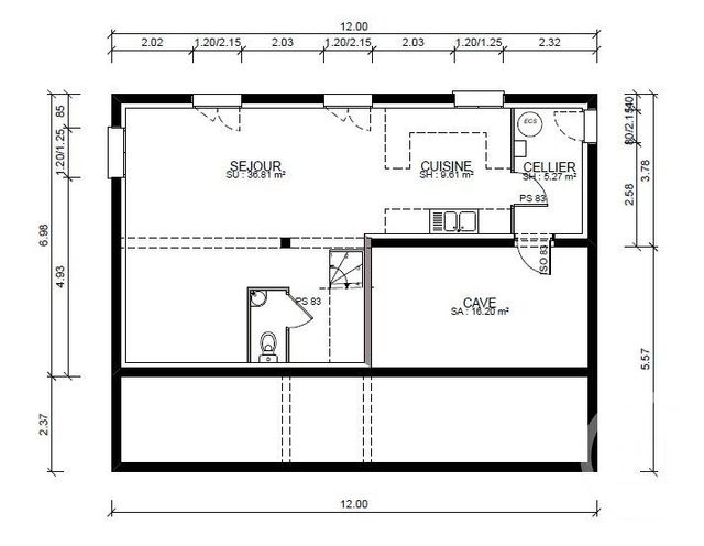 Terrain &agrave; vendre - 991 m2 - Besancon - 25 - FRANCHE-COMTE