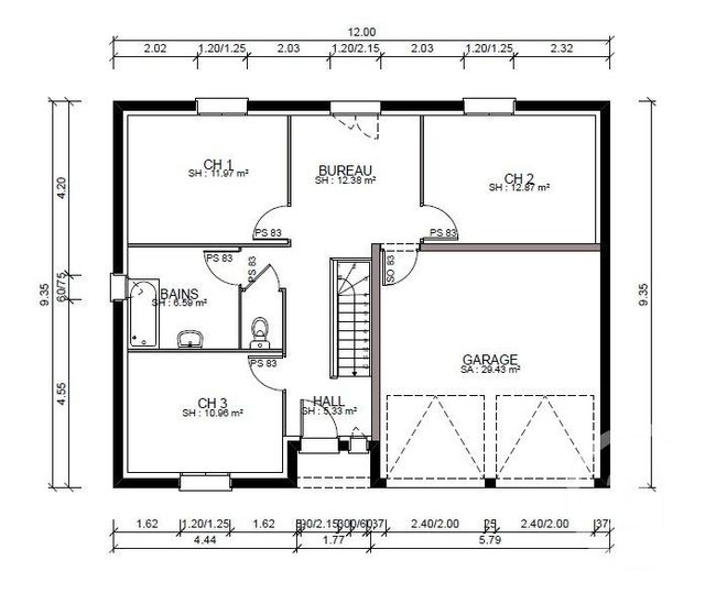 Terrain &agrave; vendre - 991 m2 - Besancon - 25 - FRANCHE-COMTE