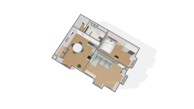 Appartement F2 &agrave; vendre - 2 pi&egrave;ces - 46,80 m2 - Besancon - 25 - FRANCHE-COMTE