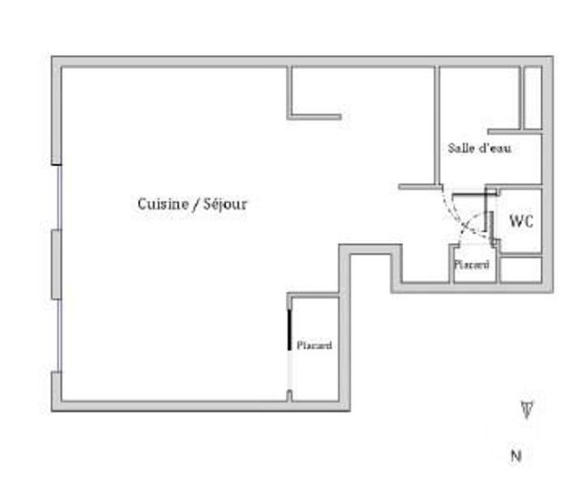 Appartement Studio &agrave; vendre - 1 pi&egrave;ce - 33,30 m2 - Lyon - 69007 - RHONE-ALPES