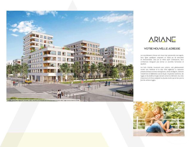 Appartement F3 &agrave; louer - 3 pi&egrave;ces - 59,43 m2 - La Plaine St Denis - 93 - ILE-DE-FRANCE