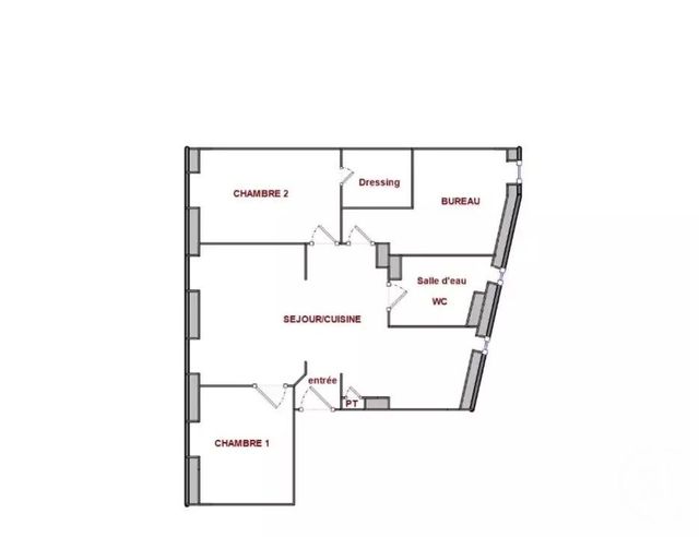 Appartement F3 bis &agrave; vendre - 4 pi&egrave;ces - 66 m2 - Nice - 06 - PROVENCE-ALPES-COTE-D-AZUR