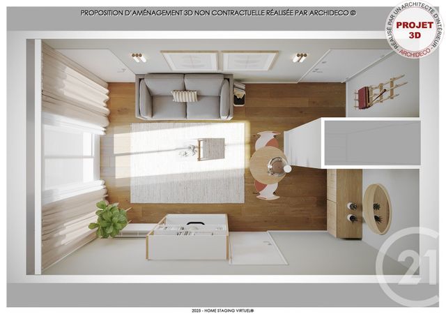 Appartement F2 &agrave; vendre - 2 pi&egrave;ces - 34,45 m2 - Villers Sur Mer - 14 - BASSE-NORMANDIE