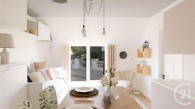 Appartement &agrave; louer - 2 pi&egrave;ces - 23 m2 - Villers Sur Mer - 14 - BASSE-NORMANDIE