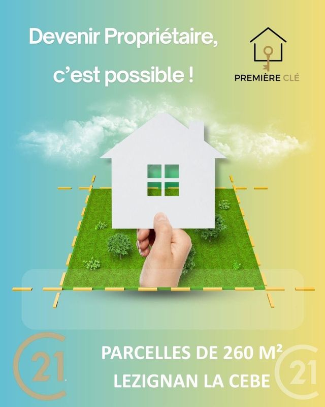 terrain - LEZIGNAN LA CEBE - 34