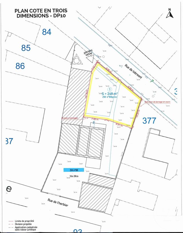 Terrain &agrave; vendre - 249 m2 - Surzur - 56 - BRETAGNE