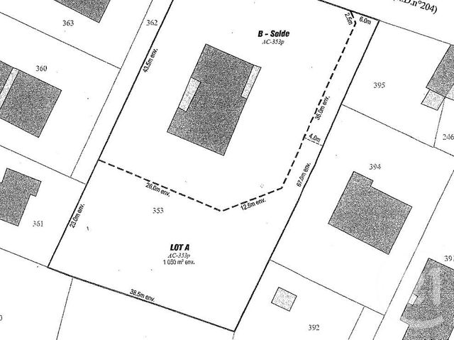 Terrain &agrave; vendre - 1050 m2 - Lesparre Medoc - 33 - AQUITAINE