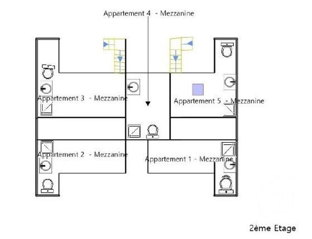 Appartement Studette &agrave; vendre - 5 pi&egrave;ces - 58 m2 - Begles - 33 - AQUITAINE