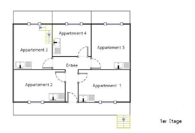 Immeuble &agrave; vendre - 58 m2 - 33 - AQUITAINE