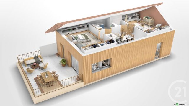 Appartement T4 &agrave; vendre - 4 pi&egrave;ces - 97,41 m2 - Annecy Le Vieux - 74 - RHONE-ALPES
