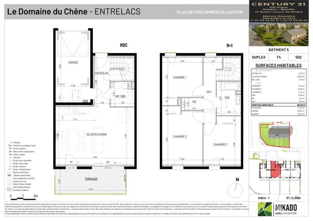 Maison &agrave; vendre - 4 pi&egrave;ces - 88,29 m2 - Entrelacs - 73 - RHONE-ALPES