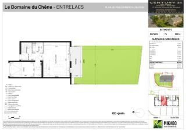 Maison &agrave; vendre - 4 pi&egrave;ces - 88,29 m2 - Entrelacs - 73 - RHONE-ALPES