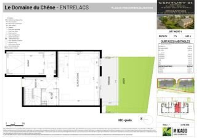 Maison &agrave; vendre - 4 pi&egrave;ces - 88,29 m2 - Entrelacs - 73 - RHONE-ALPES