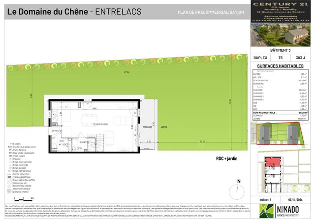 Maison &agrave; vendre - 5 pi&egrave;ces - 98,28 m2 - Entrelacs - 73 - RHONE-ALPES