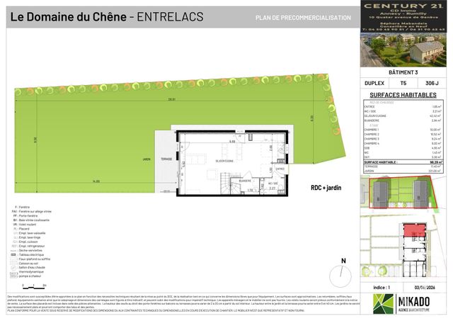 Maison &agrave; vendre - 5 pi&egrave;ces - 98,28 m2 - Entrelacs - 73 - RHONE-ALPES