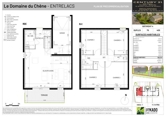 Maison &agrave; vendre - 5 pi&egrave;ces - 99,43 m2 - Entrelacs - 73 - RHONE-ALPES