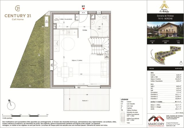 Maison &agrave; vendre - 4 pi&egrave;ces - 88,78 m2 - Morzine - 74 - RHONE-ALPES