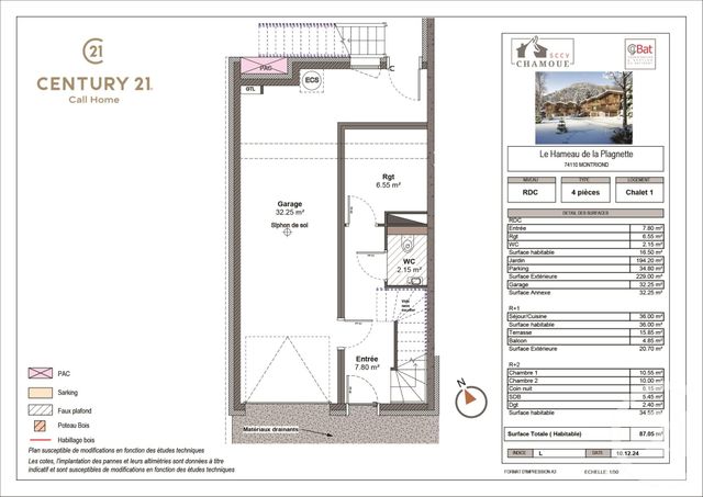 Appartement Triplex à vendre - 4 pièces - 87,05 m2 - Montriond - 74 - RHONE-ALPES