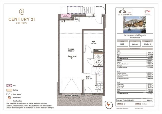 Appartement Triplex à vendre - 4 pièces - 89,25 m2 - Montriond - 74 - RHONE-ALPES