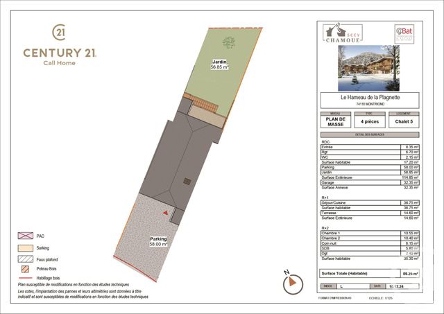 Appartement Triplex à vendre - 4 pièces - 89,25 m2 - Montriond - 74 - RHONE-ALPES