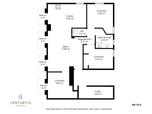 Appartement T4 &agrave; vendre - 4 pi&egrave;ces - 73,01 m2 - Montriond - 74 - RHONE-ALPES