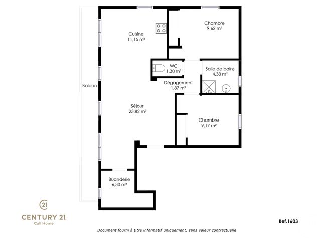 Appartement F3 &agrave; vendre - 4 pi&egrave;ces - 69,02 m2 - Montriond - 74 - RHONE-ALPES