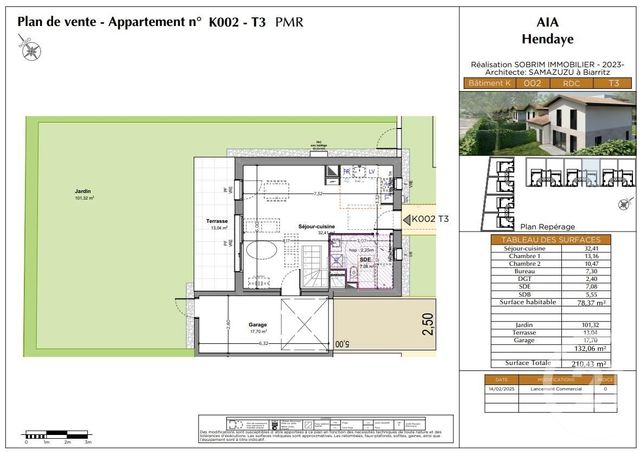 Maison à vendre - 3 pièces - 78,37 m2 - Hendaye - 64 - AQUITAINE