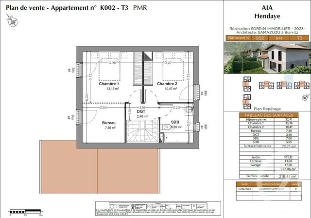 Maison &agrave; vendre - 3 pi&egrave;ces - 78,37 m2 - Hendaye - 64 - AQUITAINE