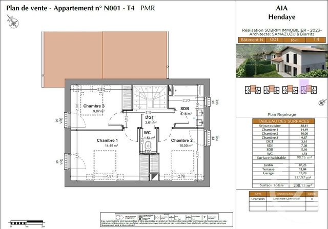 Maison &agrave; vendre - 4 pi&egrave;ces - 90,16 m2 - Hendaye - 64 - AQUITAINE