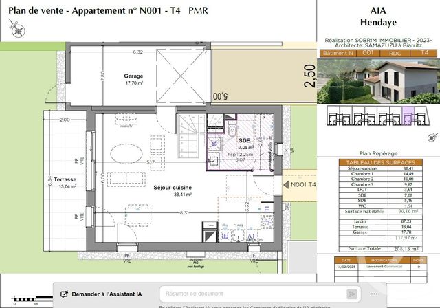 Maison &agrave; vendre - 4 pi&egrave;ces - 90,16 m2 - Hendaye - 64 - AQUITAINE