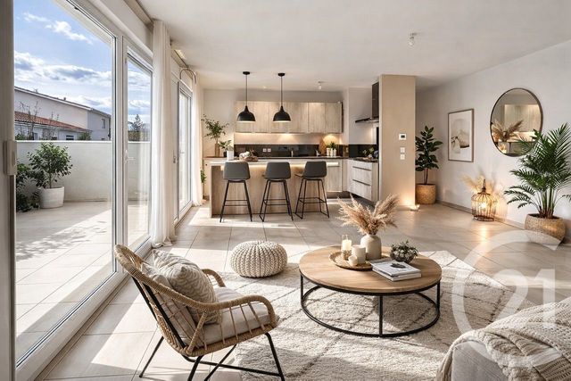 Appartement T3 &agrave; vendre - 3 pi&egrave;ces - 65,82 m2 - Feyzin - 69 - RHONE-ALPES