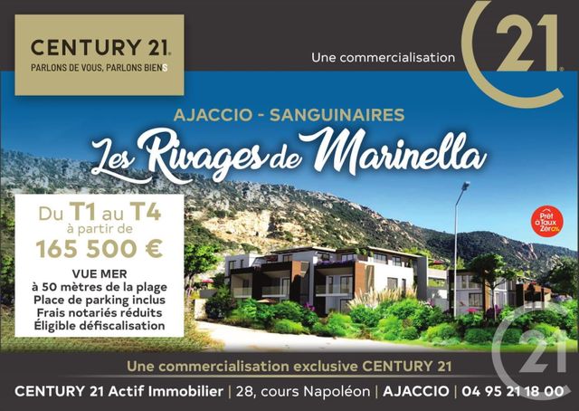 Appartement F3 &agrave; vendre - 3 pi&egrave;ces - 78,60 m2 - Ajaccio - 201 - CORSE