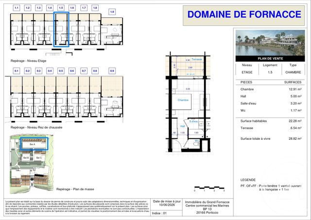 Appartement T1 &agrave; vendre - 1 pi&egrave;ce - 28,82 m2 - Porticcio - 201 - CORSE