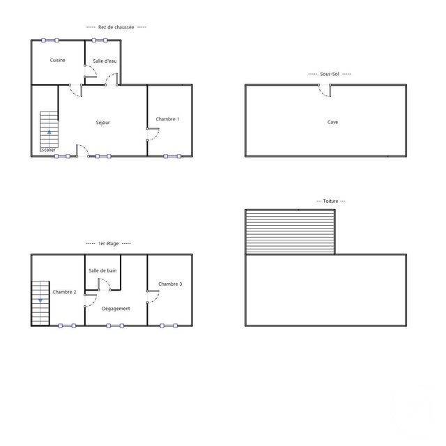 Maison &agrave; vendre - 5 pi&egrave;ces - 90 m2 - Bernay - 27 - HAUTE-NORMANDIE