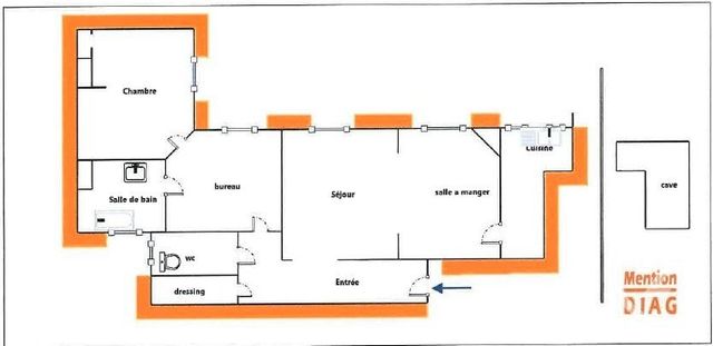 Appartement F3 &agrave; louer - 3 pi&egrave;ces - 55,24 m2 - Paris - 75007 - ILE-DE-FRANCE