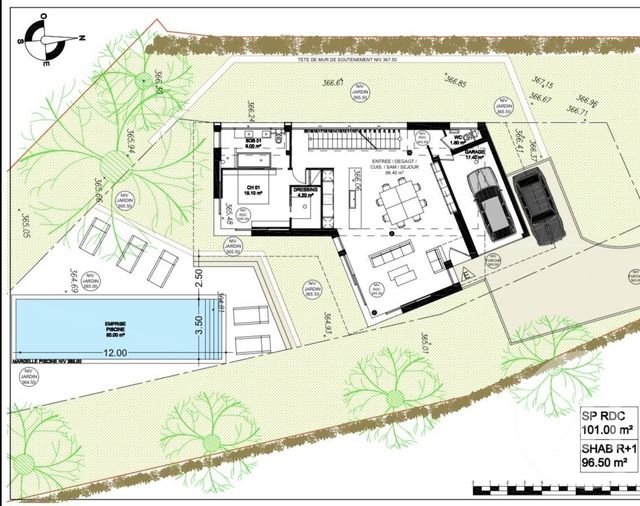 Terrain &agrave; vendre - 1001 m2 - Vence - 06 - PROVENCE-ALPES-COTE-D-AZUR