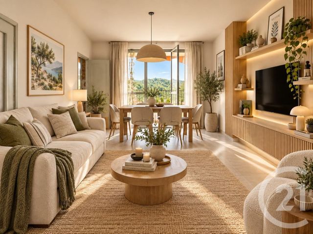 Appartement F5 &agrave; vendre - 5 pi&egrave;ces - 95,55 m2 - Carros - 06 - PROVENCE-ALPES-COTE-D-AZUR
