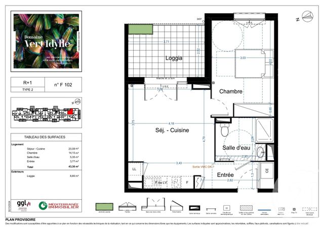 appartement - NARBONNE - 11
